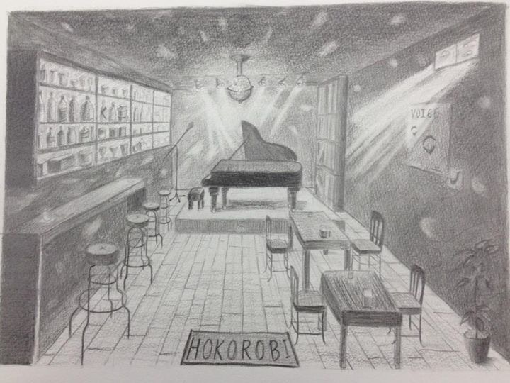 一年生デッサン 一点透視法を用いた理想の室内空間を描く 御茶の水美術専門学校 Ochabi 産学連携 官学連携授業実践校